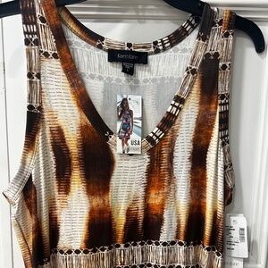 Karen Kane Maxi print dress(L)